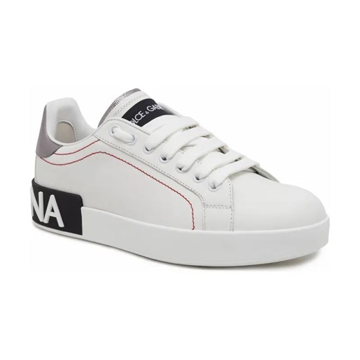 Dolce & Gabbana Skórzane sneakersy PORTOFINO ze sklepu Gomez Fashion Store w kategorii Buty sportowe damskie - zdjęcie 184314106
