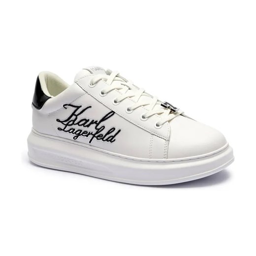 Karl Lagerfeld Skórzane sneakersy KAPRI Signia ze sklepu Gomez Fashion Store w kategorii Buty sportowe męskie - zdjęcie 184314107