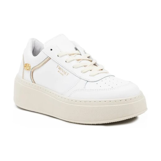 TWINSET Skórzane sneakersy ze sklepu Gomez Fashion Store w kategorii Buty sportowe damskie - zdjęcie 184314109