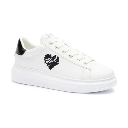 Karl Lagerfeld Skórzane sneakersy KAPRI ze sklepu Gomez Fashion Store w kategorii Buty sportowe męskie - zdjęcie 184314116
