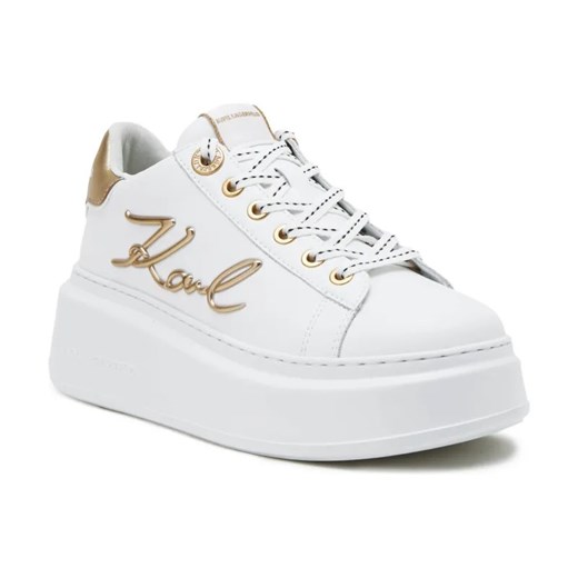Karl Lagerfeld Skórzane sneakersy ANAKAPRI Signia Lace ze sklepu Gomez Fashion Store w kategorii Buty sportowe damskie - zdjęcie 184314125