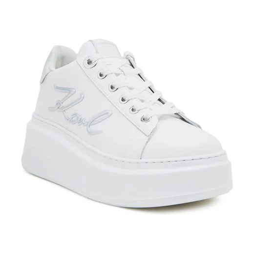 Karl Lagerfeld Skórzane sneakersy ANAKAPRI Signia Lace ze sklepu Gomez Fashion Store w kategorii Buty sportowe damskie - zdjęcie 184314135
