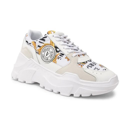 Versace Jeans Couture Sneakersy | z dodatkiem skóry ze sklepu Gomez Fashion Store w kategorii Buty sportowe damskie - zdjęcie 184314227