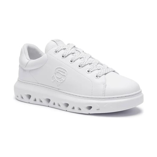 Karl Lagerfeld Skórzane sneakersy KAPRI KITE ze sklepu Gomez Fashion Store w kategorii Buty sportowe męskie - zdjęcie 184314267