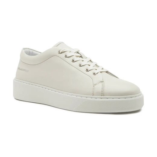 Karl Lagerfeld Trampki FLINT Lace Lo Lthr | z dodatkiem skóry Karl Lagerfeld 40 wyprzedaż Gomez Fashion Store