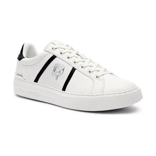 Karl Lagerfeld Skórzane sneakersy ze sklepu Gomez Fashion Store w kategorii Buty sportowe męskie - zdjęcie 184314339
