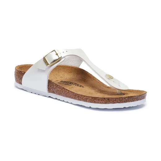 Birkenstock Skórzane japonki Gizeh ze sklepu Gomez Fashion Store w kategorii Klapki dziecięce - zdjęcie 184314387
