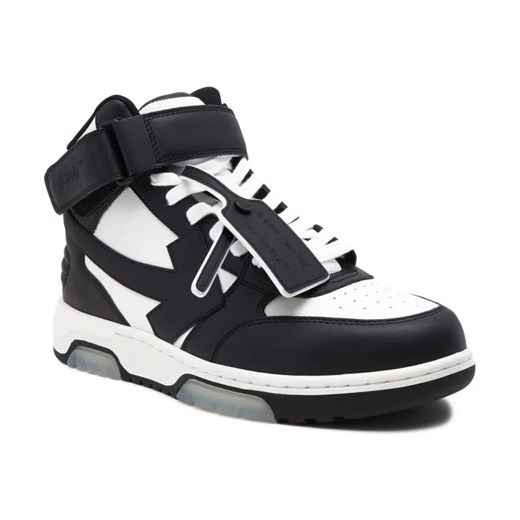 OFF-WHITE Skórzane sneakersy ze sklepu Gomez Fashion Store w kategorii Buty sportowe męskie - zdjęcie 184314428