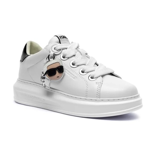 Karl Lagerfeld Skórzane sneakersy KAPRI ze sklepu Gomez Fashion Store w kategorii Buty sportowe damskie - zdjęcie 184314497