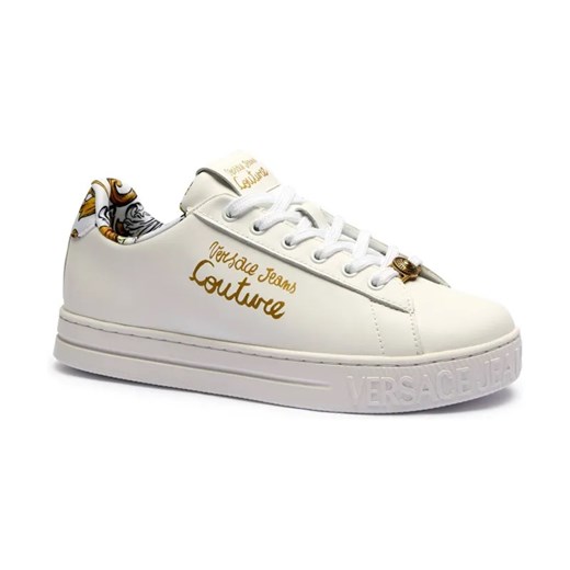 Versace Jeans Couture Sneakersy COURT 88 | z dodatkiem skóry ze sklepu Gomez Fashion Store w kategorii Buty sportowe damskie - zdjęcie 184314596