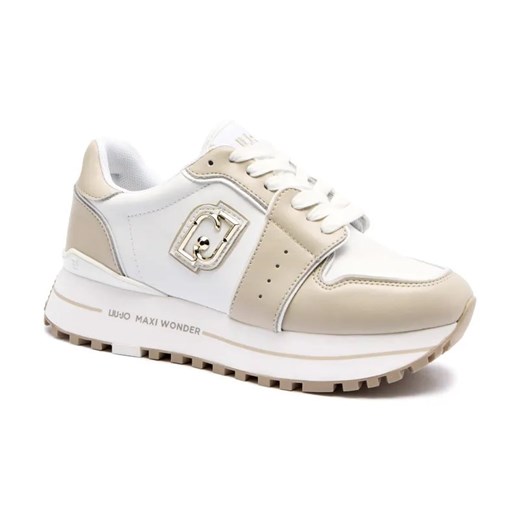 Liu Jo Skórzane sneakersy WONDER 85 ze sklepu Gomez Fashion Store w kategorii Buty sportowe damskie - zdjęcie 184314609