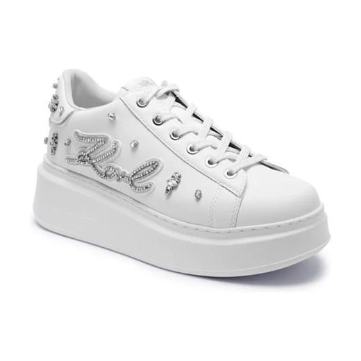 Karl Lagerfeld Skórzane sneakersy ANAKAPRI ze sklepu Gomez Fashion Store w kategorii Buty sportowe damskie - zdjęcie 184314649