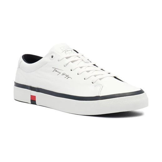 Tommy Hilfiger Skórzane sneakersy MODERN VULC CORPORATE ze sklepu Gomez Fashion Store w kategorii Buty sportowe męskie - zdjęcie 184314738