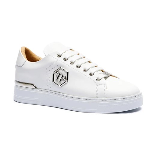 Philipp Plein Skórzane sneakersy Hexagon 40 wyprzedaż Gomez Fashion Store