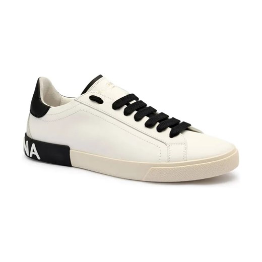 Dolce & Gabbana Skórzane sneakersy Portofino ze sklepu Gomez Fashion Store w kategorii Buty sportowe męskie - zdjęcie 184314895