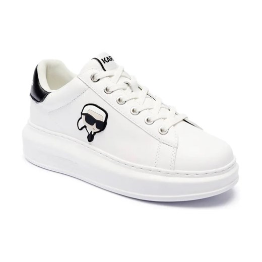 Karl Lagerfeld Skórzane sneakersy KAPRI ze sklepu Gomez Fashion Store w kategorii Buty sportowe damskie - zdjęcie 184314905