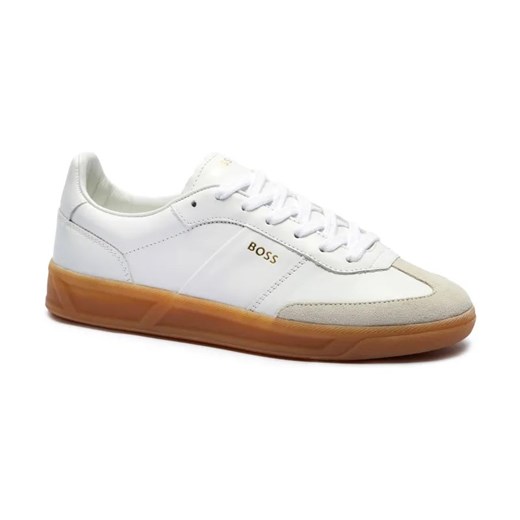 BOSS BLACK Skórzane sneakersy Brenta_Tenn_ltsd ze sklepu Gomez Fashion Store w kategorii Buty sportowe damskie - zdjęcie 184314906