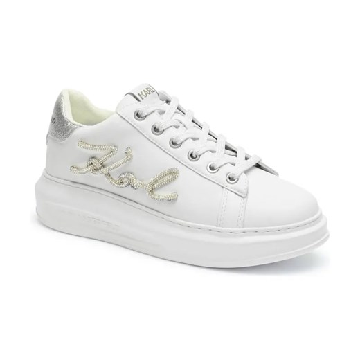 Karl Lagerfeld Skórzane sneakersy KAPRI Signia ze sklepu Gomez Fashion Store w kategorii Buty sportowe damskie - zdjęcie 184314947