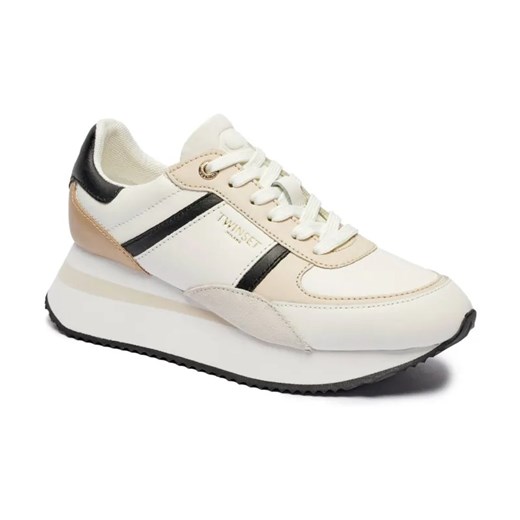 TWINSET Skórzane sneakersy ze sklepu Gomez Fashion Store w kategorii Buty sportowe damskie - zdjęcie 184315027