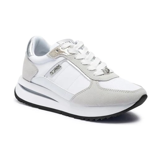 Guess Sneakersy ENERGY | z dodatkiem skóry ze sklepu Gomez Fashion Store w kategorii Buty sportowe damskie - zdjęcie 184315037