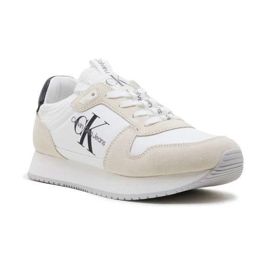 Calvin Klein Jeans Sneakersy RUNNER | z dodatkiem skóry ze sklepu Gomez Fashion Store w kategorii Buty sportowe damskie - zdjęcie 184315069