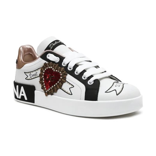 Dolce & Gabbana Skórzane trampki ze sklepu Gomez Fashion Store w kategorii Trampki damskie - zdjęcie 184315099