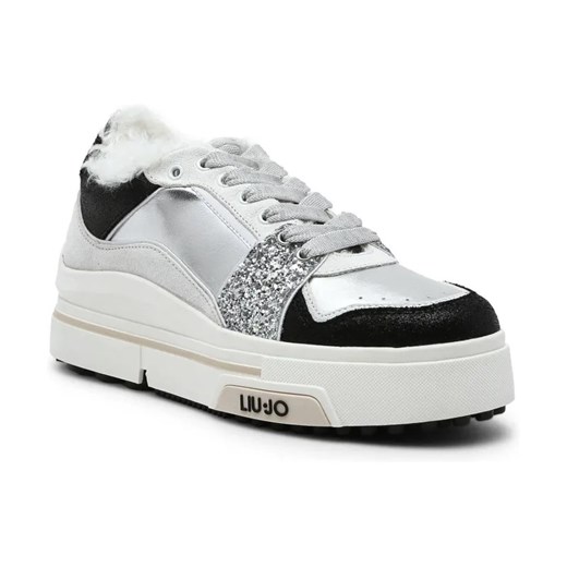 Liu Jo Ocieplane sneakersy HERO 15 | z dodatkiem skóry ze sklepu Gomez Fashion Store w kategorii Buty sportowe damskie - zdjęcie 184315129