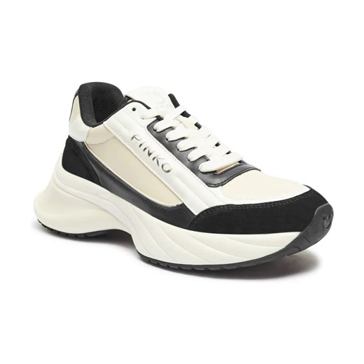 Pinko Skórzane sneakersy ARIEL ze sklepu Gomez Fashion Store w kategorii Buty sportowe damskie - zdjęcie 184315139