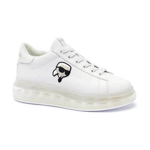 Karl Lagerfeld Skórzane sneakersy KAPRI KUSHION ze sklepu Gomez Fashion Store w kategorii Buty sportowe damskie - zdjęcie 184315169