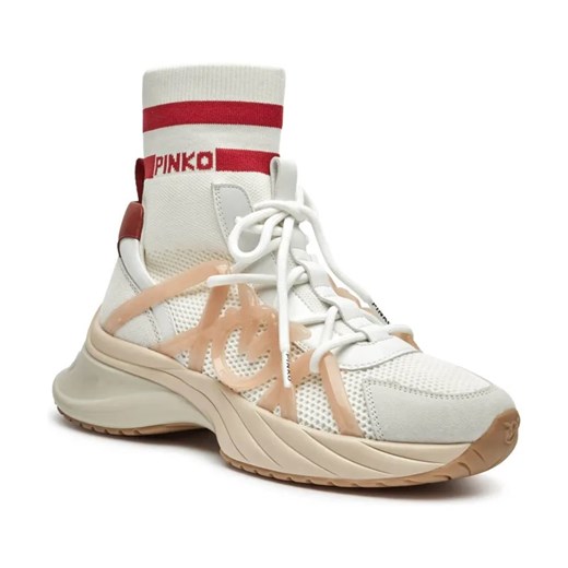 Pinko Sneakersy ARIEL 05 | z dodatkiem skóry ze sklepu Gomez Fashion Store w kategorii Buty sportowe damskie - zdjęcie 184315185
