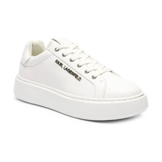 Karl Lagerfeld Skórzane sneakersy MAXI KUP ze sklepu Gomez Fashion Store w kategorii Buty sportowe damskie - zdjęcie 184315205