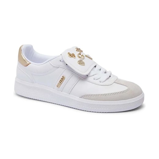 Guess Sneakersy OLEEZA2 | z dodatkiem skóry ze sklepu Gomez Fashion Store w kategorii Buty sportowe damskie - zdjęcie 184315245