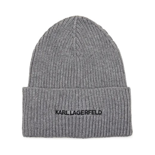 Karl Lagerfeld Czapka k/essential | z dodatkiem wełny i kaszmiru ze sklepu Gomez Fashion Store w kategorii Czapki zimowe damskie - zdjęcie 184315435