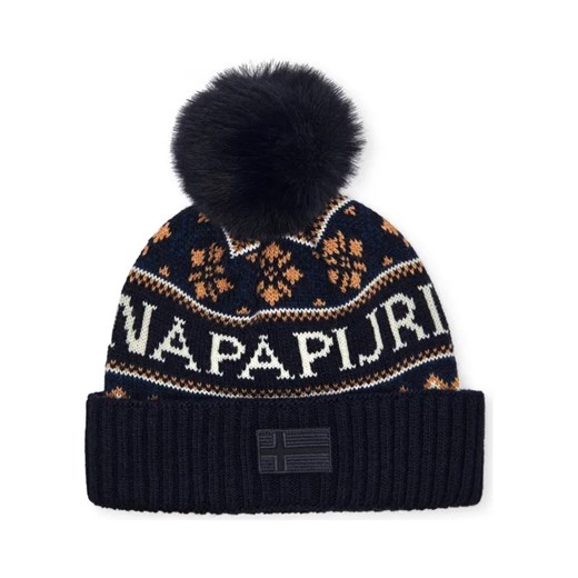 Napapijri Czapka RA8 | z dodatkiem wełny ze sklepu Gomez Fashion Store w kategorii Czapki zimowe damskie - zdjęcie 184315467