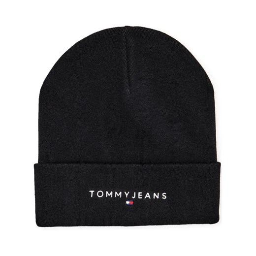 Tommy Jeans Czapka TJM LINEAR LOGO BEANIE ze sklepu Gomez Fashion Store w kategorii Czapki zimowe męskie - zdjęcie 184315608