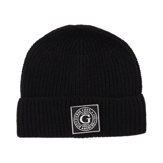 GUESS Czapka HUNTER RIBBED | z dodatkiem wełny ze sklepu Gomez Fashion Store w kategorii Czapki zimowe męskie - zdjęcie 184315676