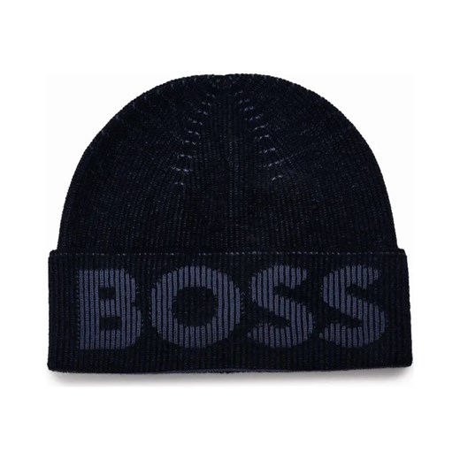 BOSS BLACK Czapka Lamichetto | z dodatkiem wełny ze sklepu Gomez Fashion Store w kategorii Czapki zimowe męskie - zdjęcie 184315726