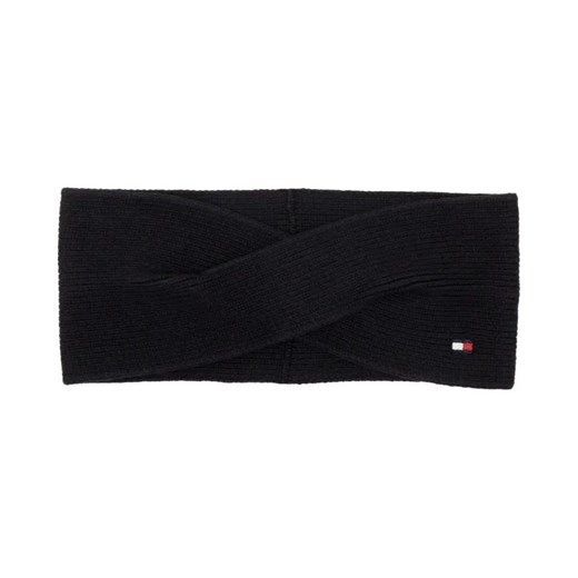 Tommy Hilfiger Opaska ESSENTIAL FLAG | z dodatkiem kaszmiru ze sklepu Gomez Fashion Store w kategorii Opaski damskie - zdjęcie 184315775