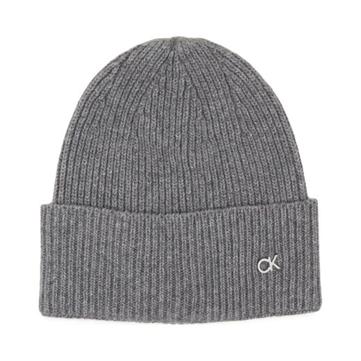 Calvin Klein Czapka RE-LOCK | z dodatkiem wełny i kaszmiru ze sklepu Gomez Fashion Store w kategorii Czapki zimowe damskie - zdjęcie 184315805