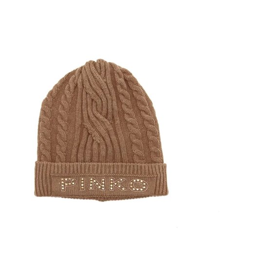 Pinko Czapka BAMBOO CAPPELLO VISCOSA CABLES ze sklepu Gomez Fashion Store w kategorii Czapki zimowe damskie - zdjęcie 184315906
