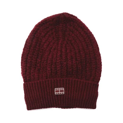 Tommy Jeans Czapka | z dodatkiem wełny ze sklepu Gomez Fashion Store w kategorii Czapki zimowe damskie - zdjęcie 184315936