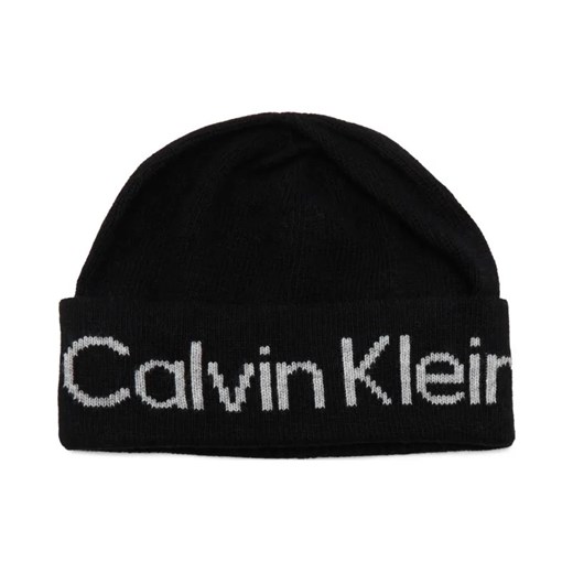 Calvin Klein Czapka | z dodatkiem wełny i kaszmiru ze sklepu Gomez Fashion Store w kategorii Czapki zimowe damskie - zdjęcie 184315948