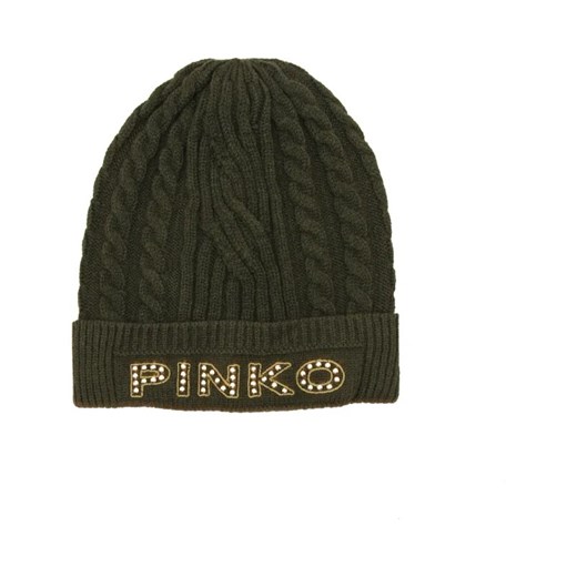 Pinko Czapka BAMBOO CAPPELLO VISCOSA CABLES ze sklepu Gomez Fashion Store w kategorii Czapki zimowe damskie - zdjęcie 184316028