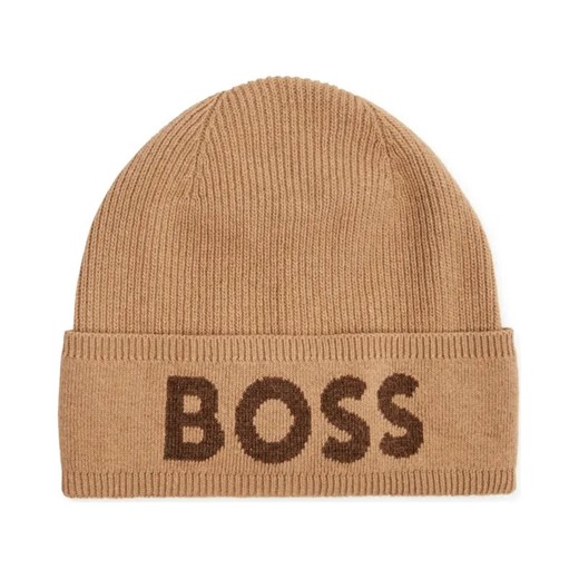 BOSS BLACK Czapka Elio | z dodatkiem wełny i kaszmiru ze sklepu Gomez Fashion Store w kategorii Czapki zimowe męskie - zdjęcie 184316079