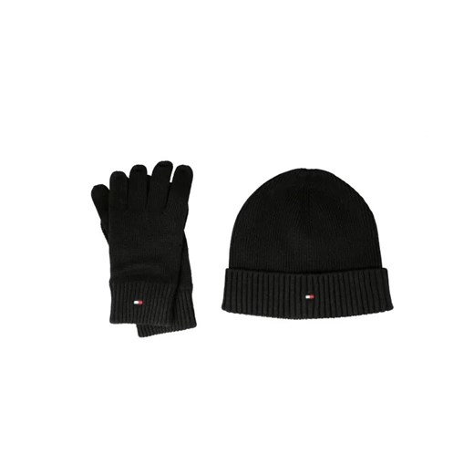 Tommy Hilfiger Czapka + rękawiczki | z dodatkiem kaszmiru ze sklepu Gomez Fashion Store w kategorii Czapki zimowe męskie - zdjęcie 184316237