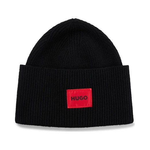 HUGO Wełniana czapka Xaff 6 ze sklepu Gomez Fashion Store w kategorii Czapki zimowe męskie - zdjęcie 184316275