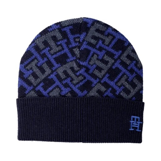 Tommy Hilfiger Czapka TH MONOGRAM | z dodatkiem wełny i kaszmiru ze sklepu Gomez Fashion Store w kategorii Czapki zimowe męskie - zdjęcie 184316329
