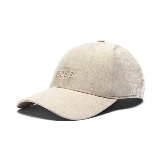 BOSS BLACK Lniana bejsbolówka Ari-LN ze sklepu Gomez Fashion Store w kategorii Czapki z daszkiem damskie - zdjęcie 184316366