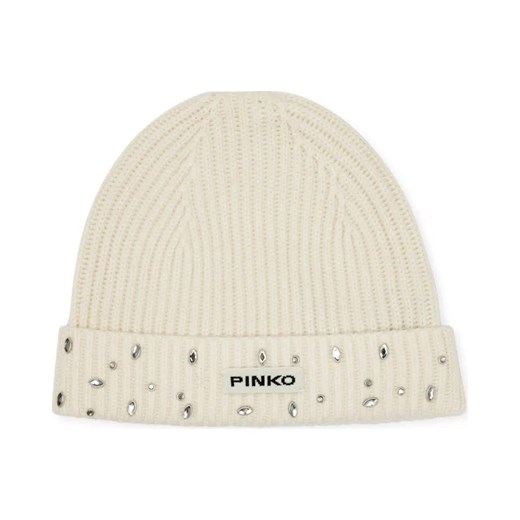 Pinko Czapka SERENGETI | z dodatkiem wełny i kaszmiru ze sklepu Gomez Fashion Store w kategorii Czapki zimowe damskie - zdjęcie 184316388