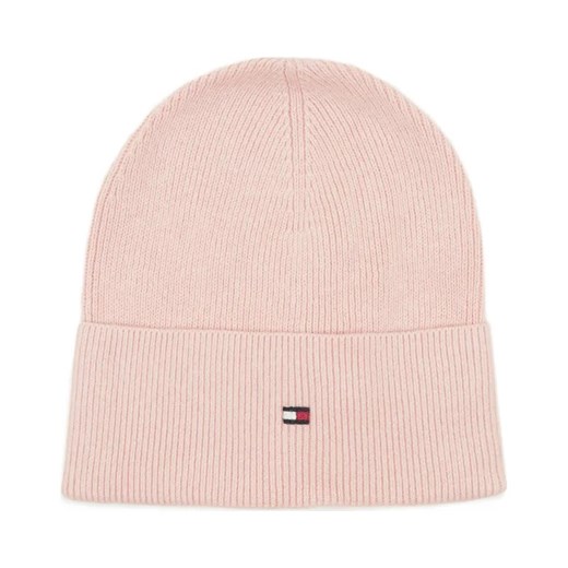 Tommy Hilfiger Czapka ESSENTIAL FLAG | z dodatkiem kaszmiru ze sklepu Gomez Fashion Store w kategorii Czapki zimowe damskie - zdjęcie 184316409